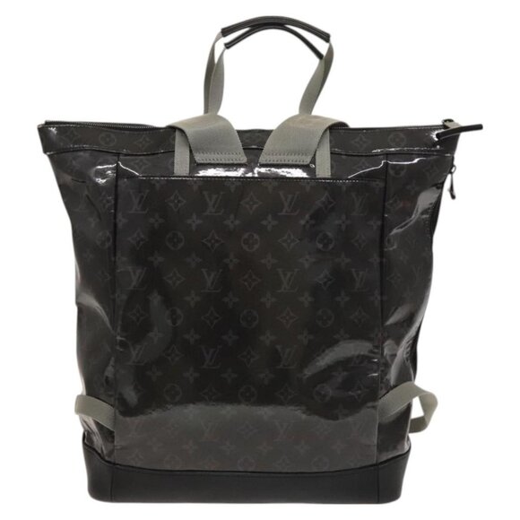 LOUIS VUITTON Monogram Eclipse Glaze Zipped Tote Backpack LV Auth main image 7